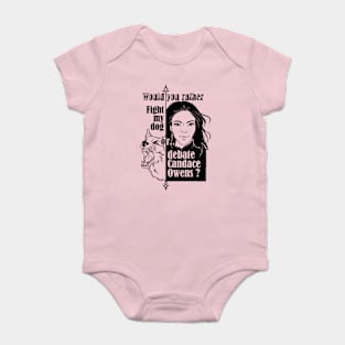 would you debate Candace Owens? Baby Bodysuit